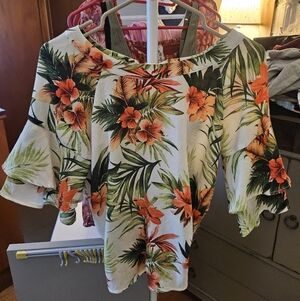 Faith and Joy Floral Blouse - Size XS